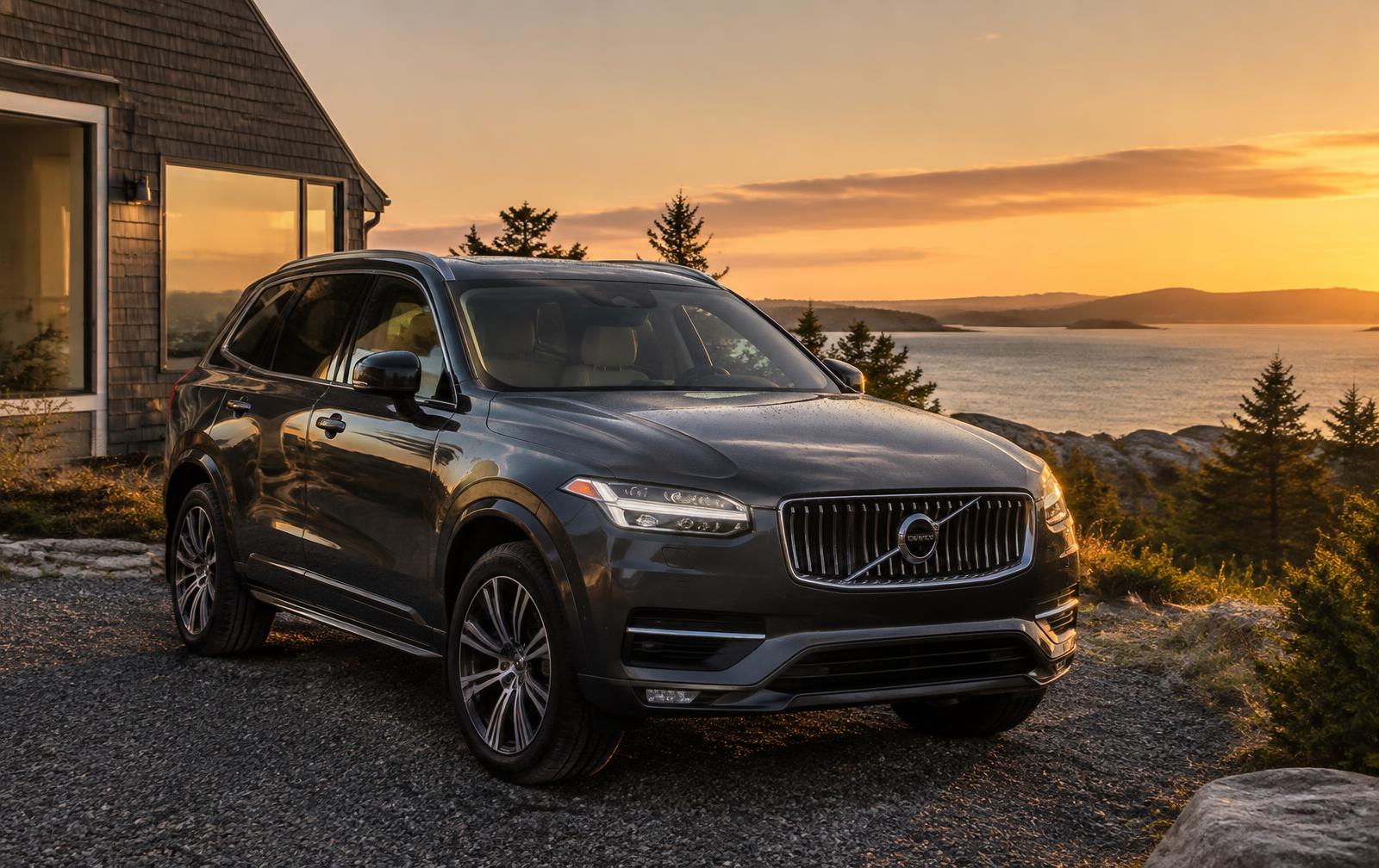 Freshly detailed SUV at sunset on Prince Edward Island